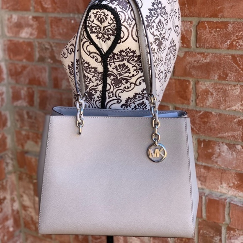 Michael kors Sofia large tote bag leather gray